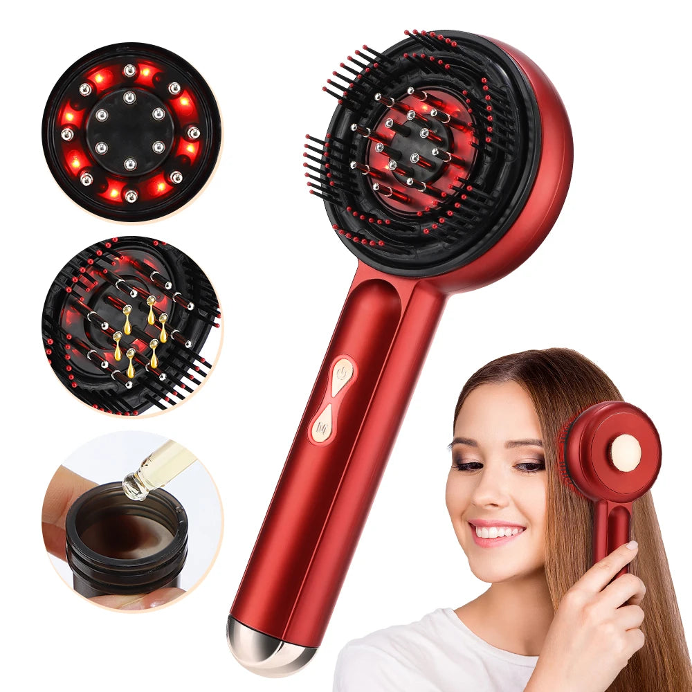 LUXE LINE Scalp Massage Comb with Red Light