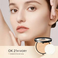 LUXE LINE 3-Color Face Pressed Powder – Oil Control Mineral Concealer