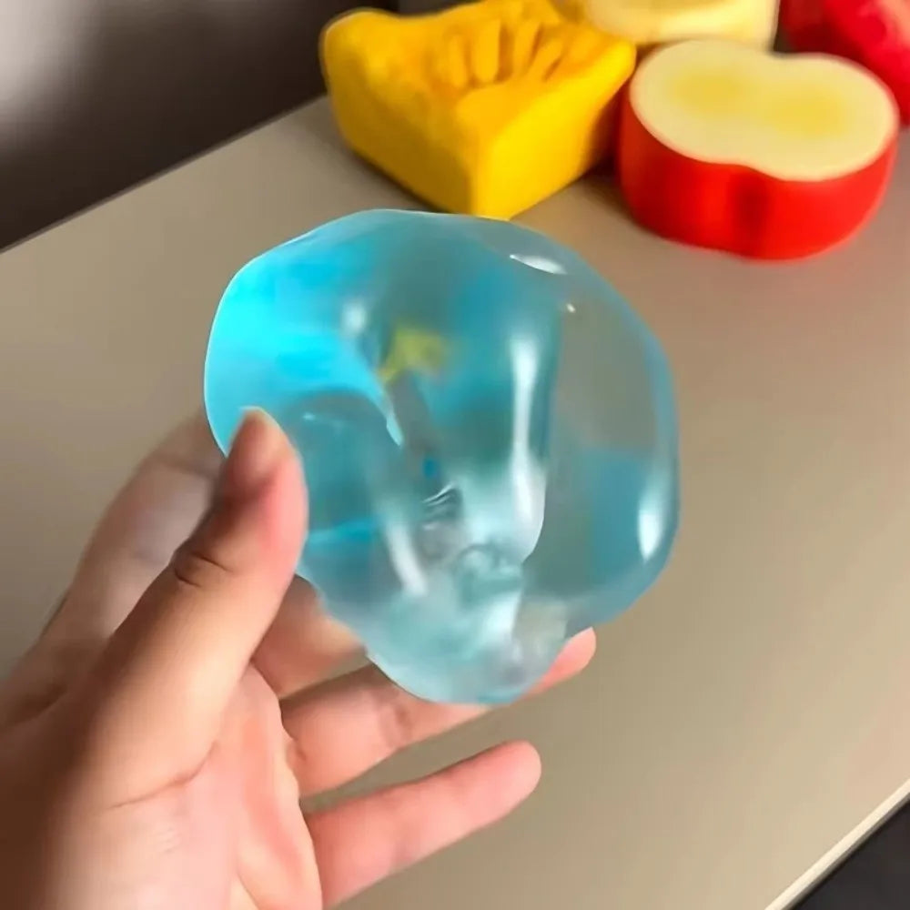 Blue Transparent Squishy Toys