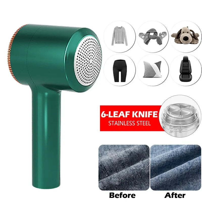 LUXE LINE USB Rechargeable Lint Remover & Fabric Shaver