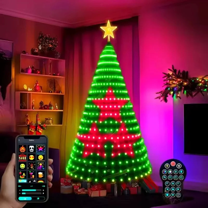 400-LED Smart RGB Christmas Tree String Lights