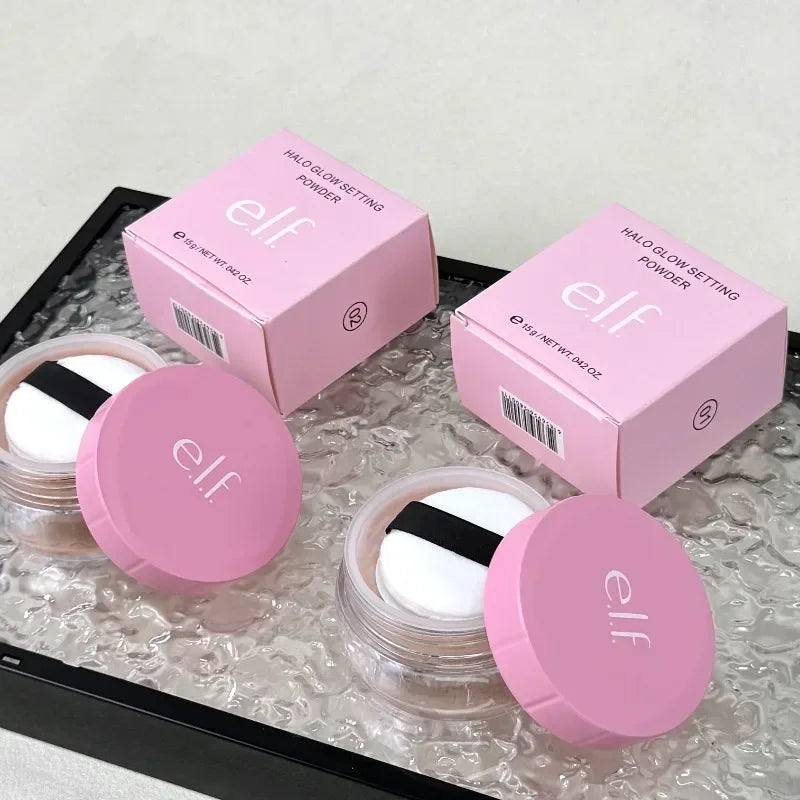 LUXE LINE Elf Setting Powder – Matte Oil Control Honey Powder & Lip Gloss