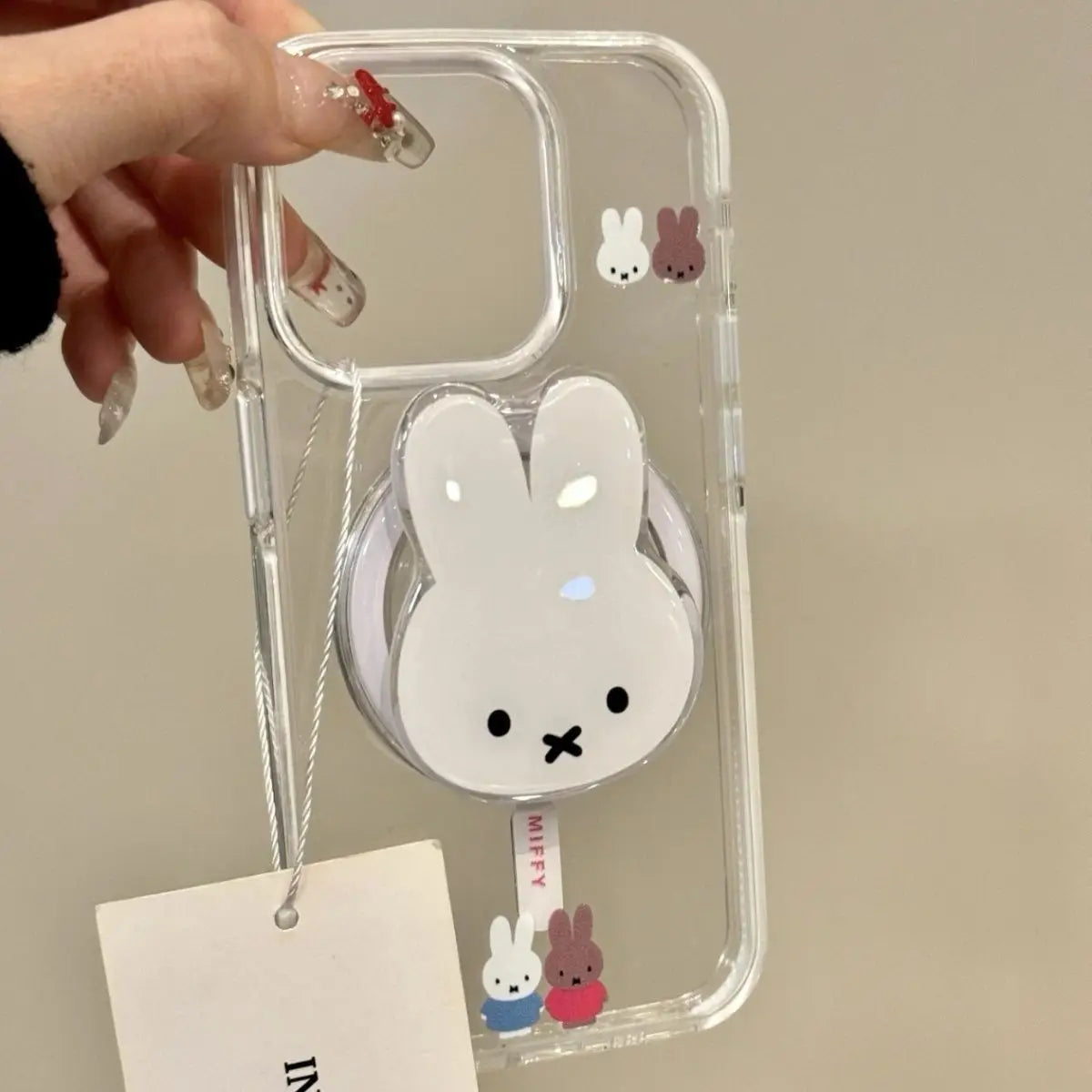 LUXE LINE Kawaii Miffy Rabbit Magnetic Phone Stand