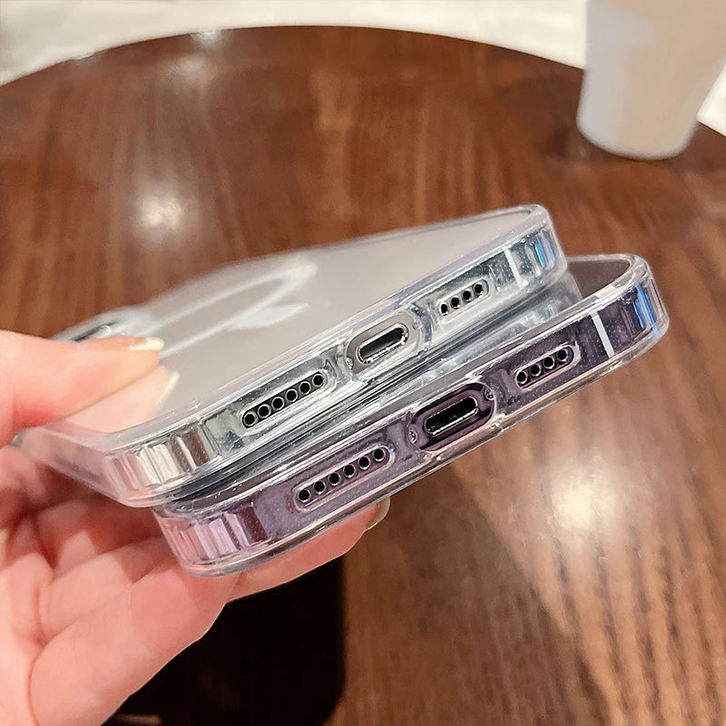 LUXE LINE MagSafe Clear Shockproof iPhone Case