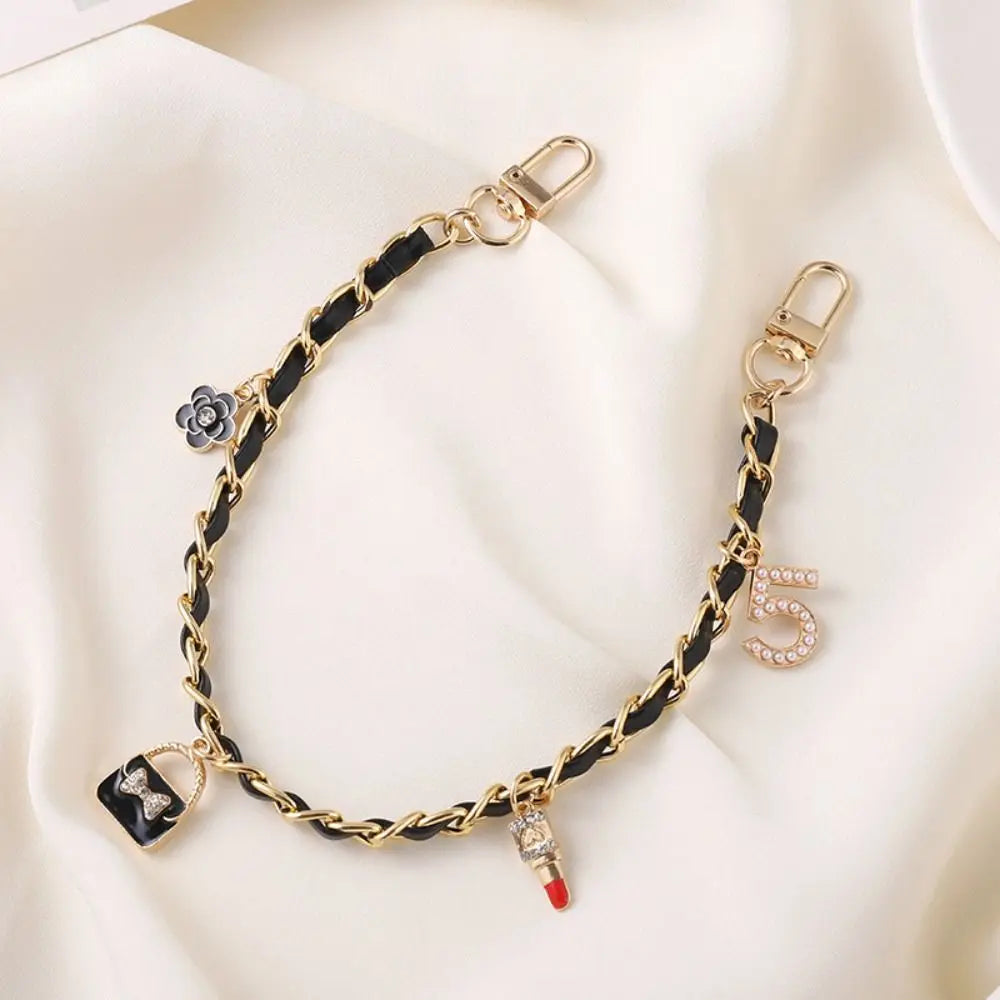 LUXE LINE Colorful Leather Phone Charm & Wrist Lanyard