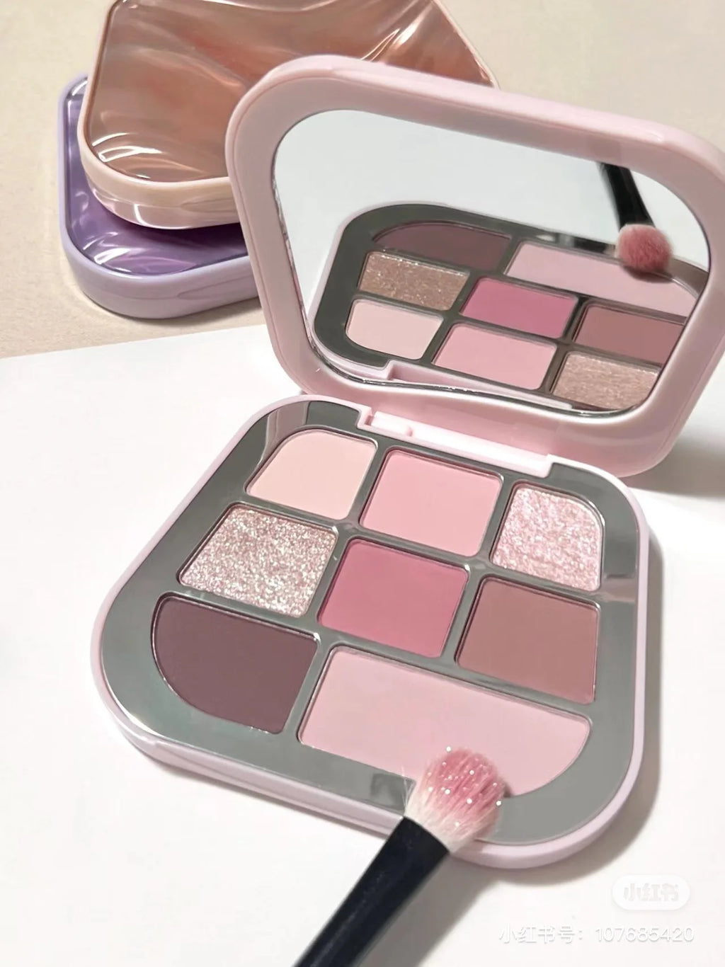 FOCALLURE Eight Color Eyeshadow Palette Y2k Blue Purple Eyeshadow