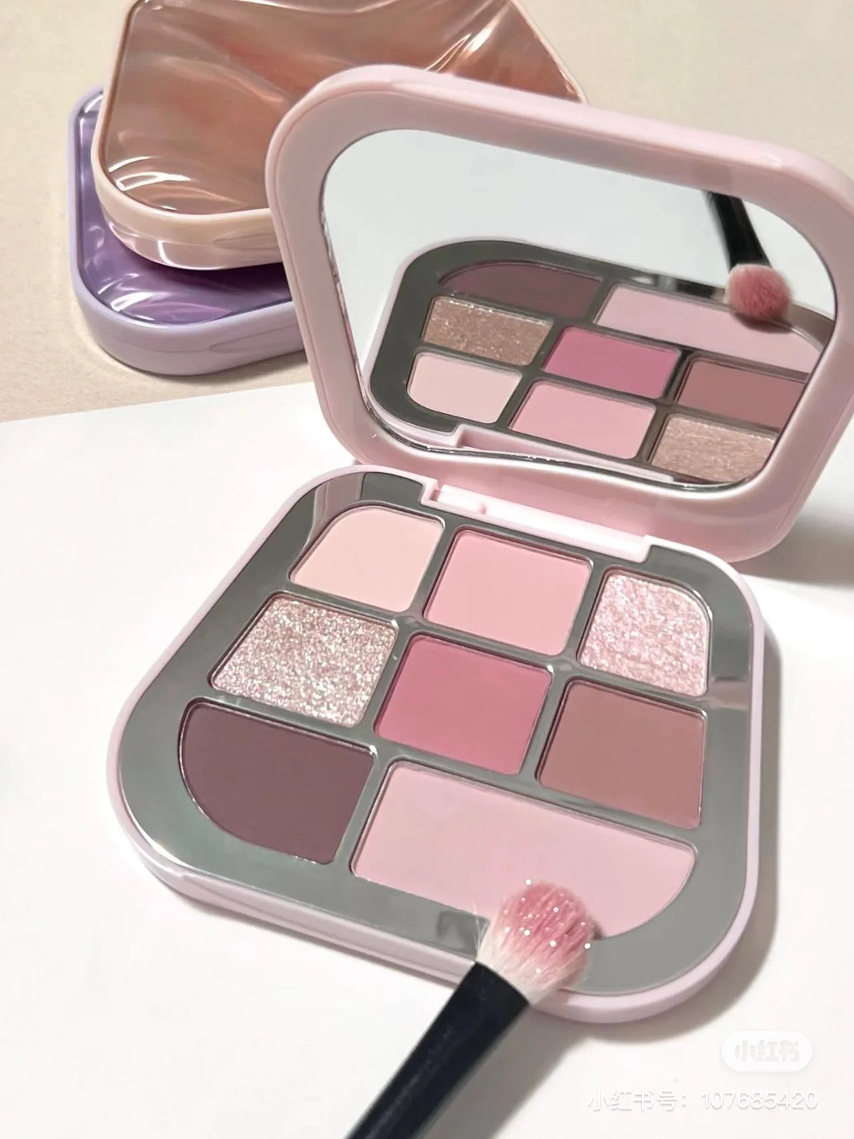 FOCALLURE Eight Color Eyeshadow Palette Y2k Blue Purple Eyeshadow
