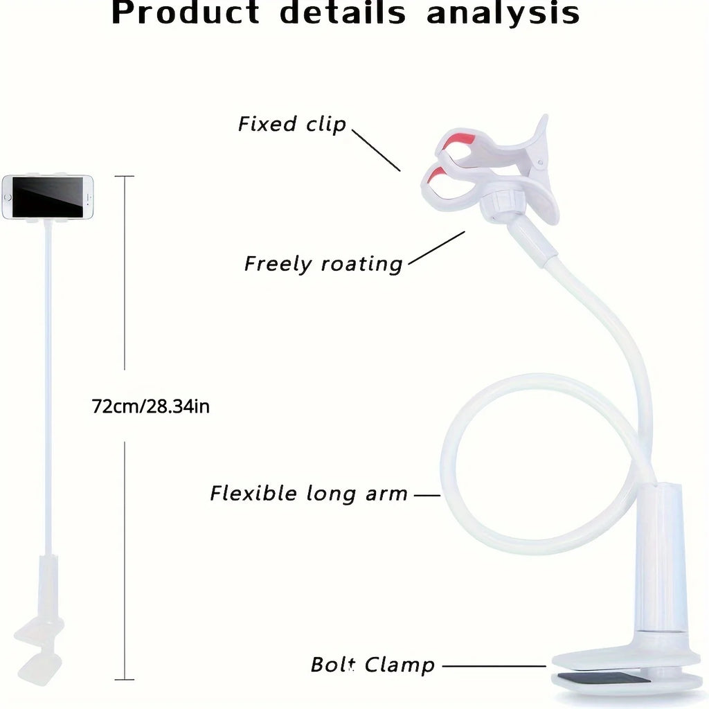 LUXE LINE Flexible Lazy Bedside Phone Clamp Bracket