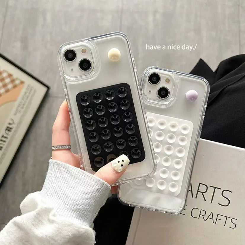 LUXE LINE Silicone Suction Cup Phone Holder Wall Mount