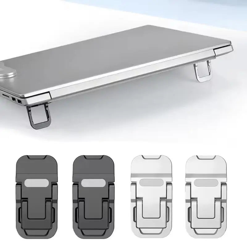 LUXE LINE Mini Foldable Laptop Stand & Keyboard Riser (2-Pack)