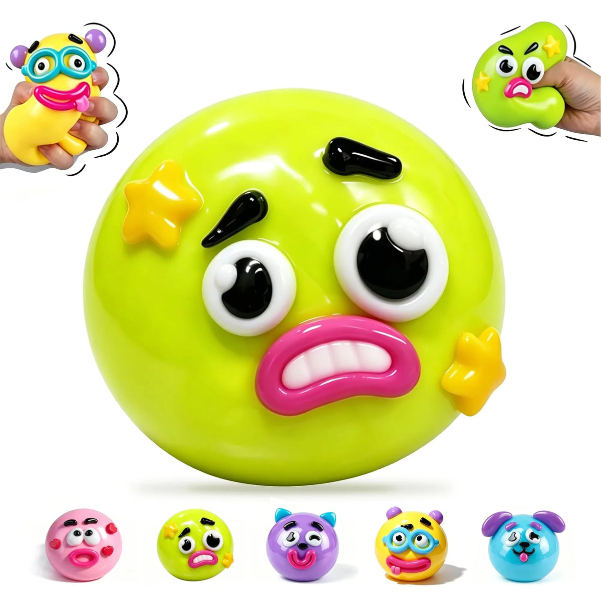 Dog Face Swap Squishy Slow Rise Toy
