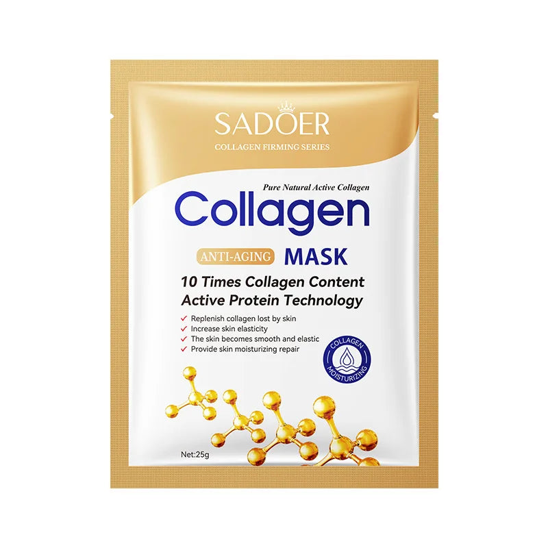 10pcs Korean Collagen Anti Wrinkle Facial Mask