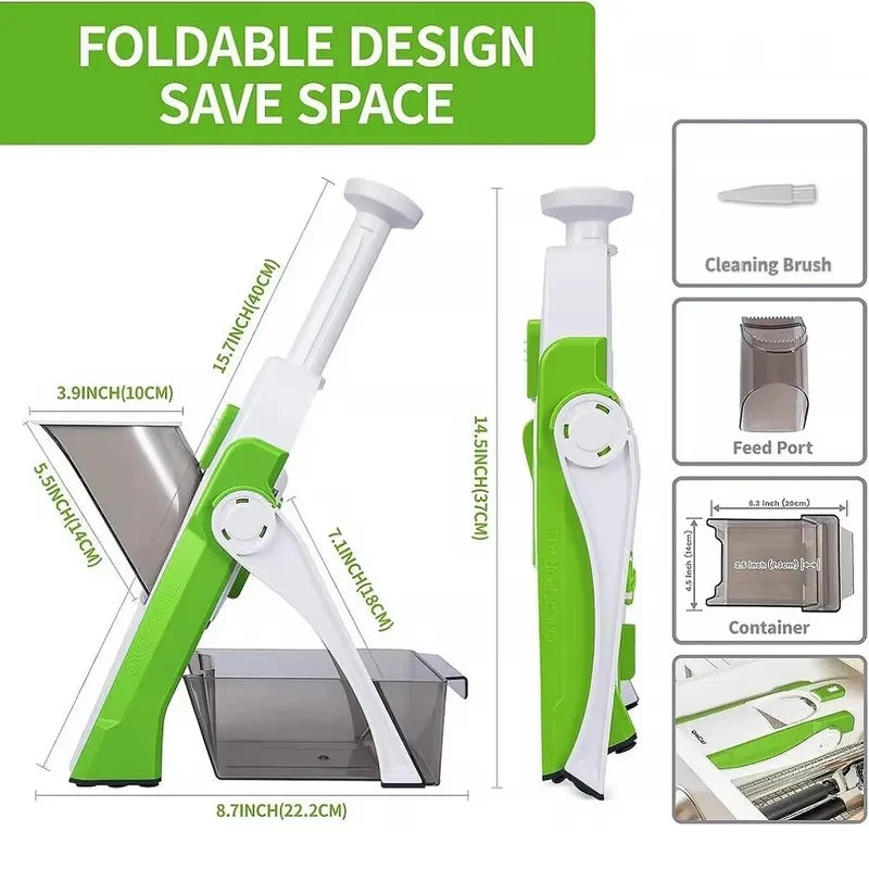 LUXE LINE 5-in-1 Vegetable Cutter & Slicer