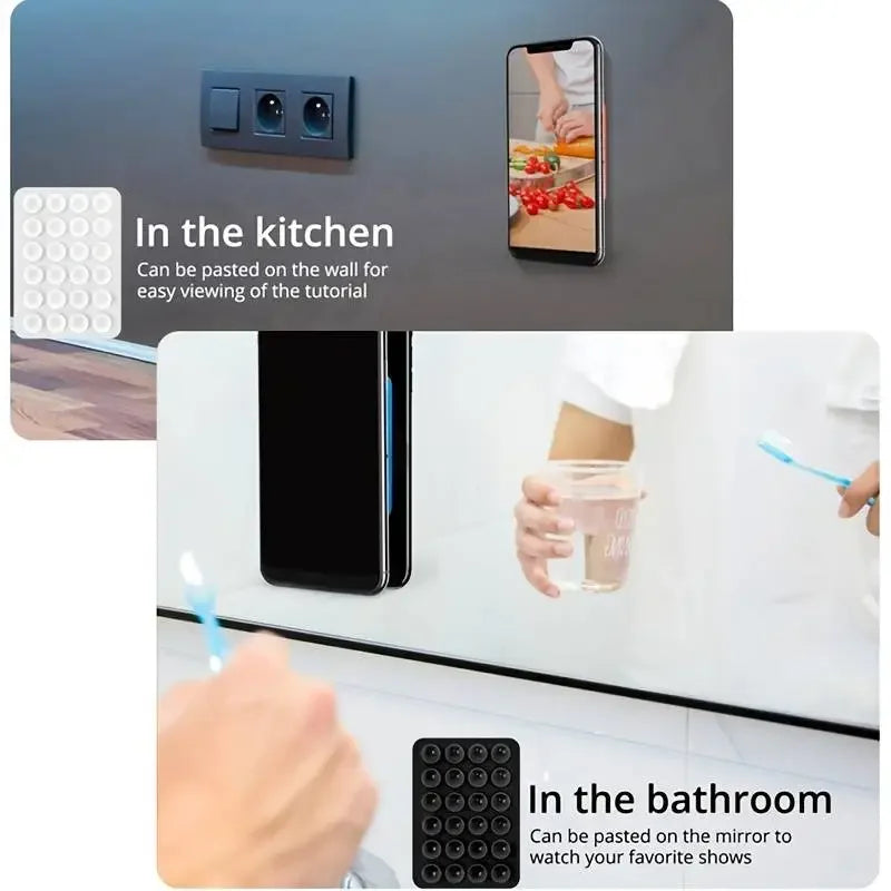 LUXE LINE Silicone Suction Cup Phone Holder Mat