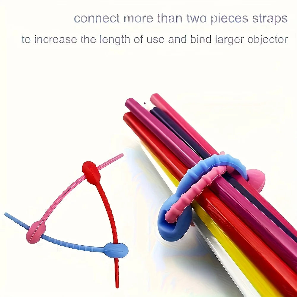 LUXE LINE Silicone Reusable Cable Organizer & Storage Bag