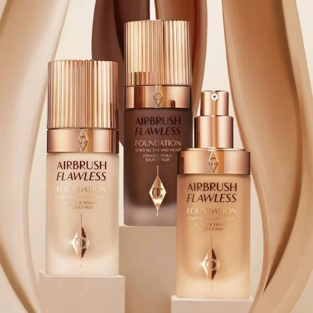 LUXE LINE Charlotte Tilbury Foundation & Setting Spray – Flawless Makeup