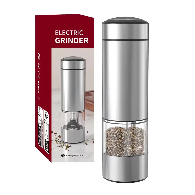 Electric Salt & Pepper Grinder Set with LED
