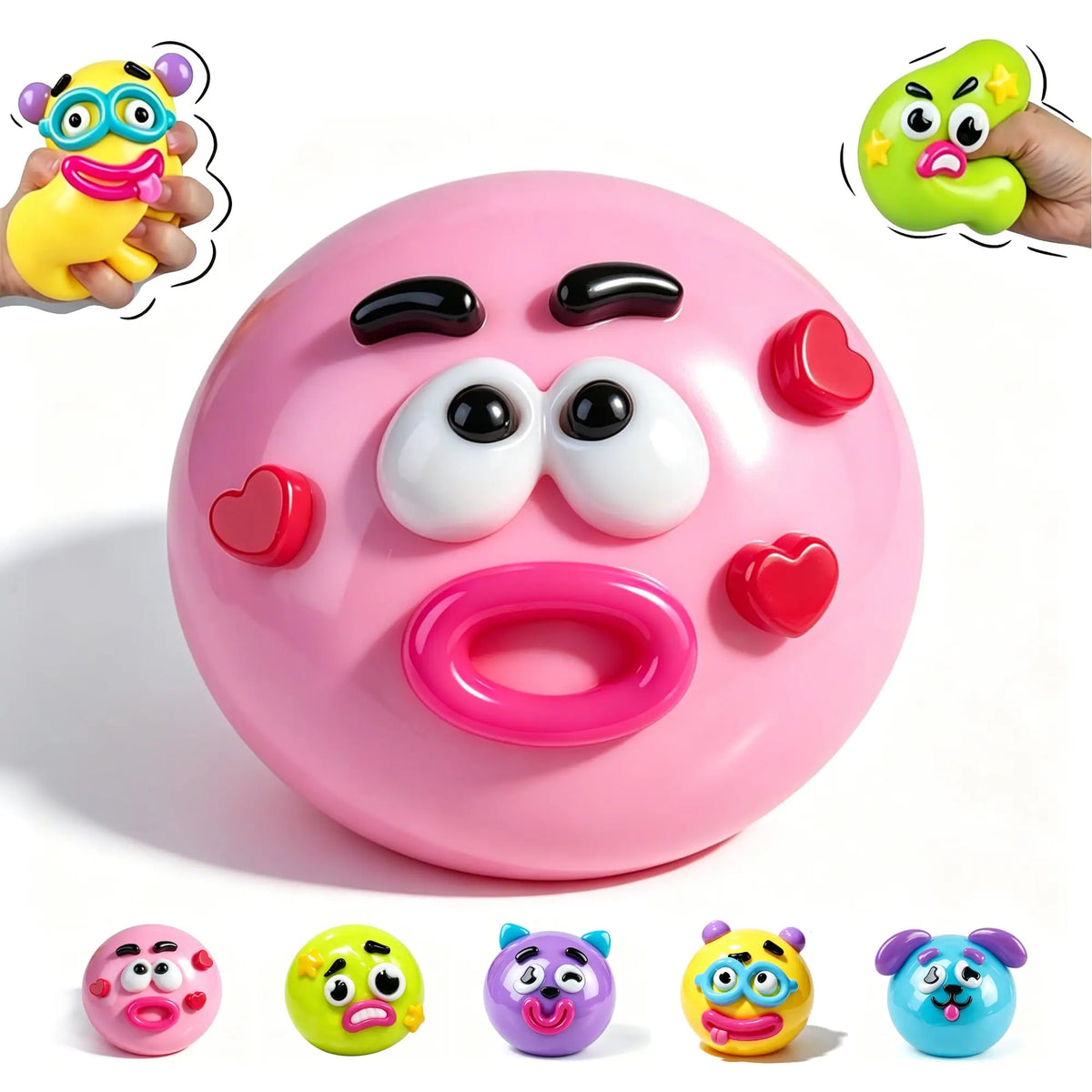 Dog Face Swap Squishy Slow Rise Toy