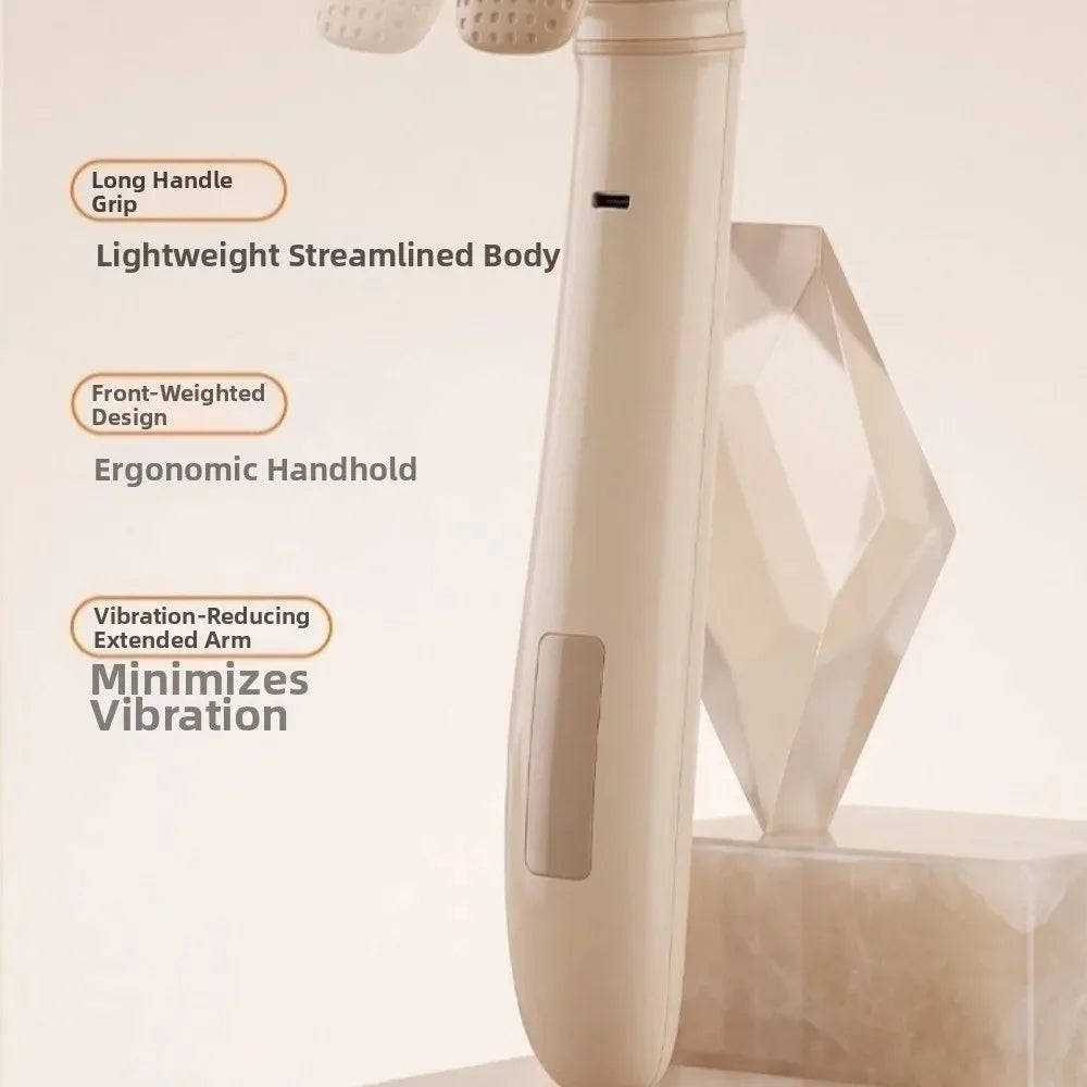 Long Handle Ergonomic Handheld Massager, Portable Simulated Kneading, Relieve Shoulder Neck Discomfort