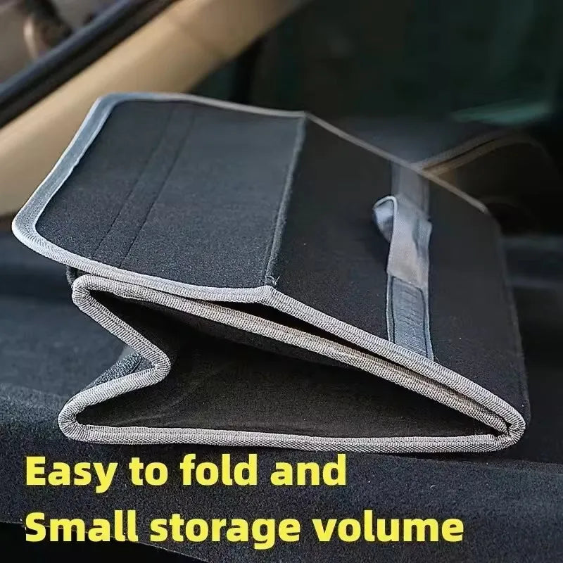 LUXE LINE Car Trunk Felt Organizer – Large Anti-Slip Boot Storage Box
