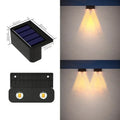 1/2/4PCS Solar Wall Lights Outdoor Waterproof Garden Step Lighting for Yard Fence Stair Pathway Decoration Outside Solar Lights