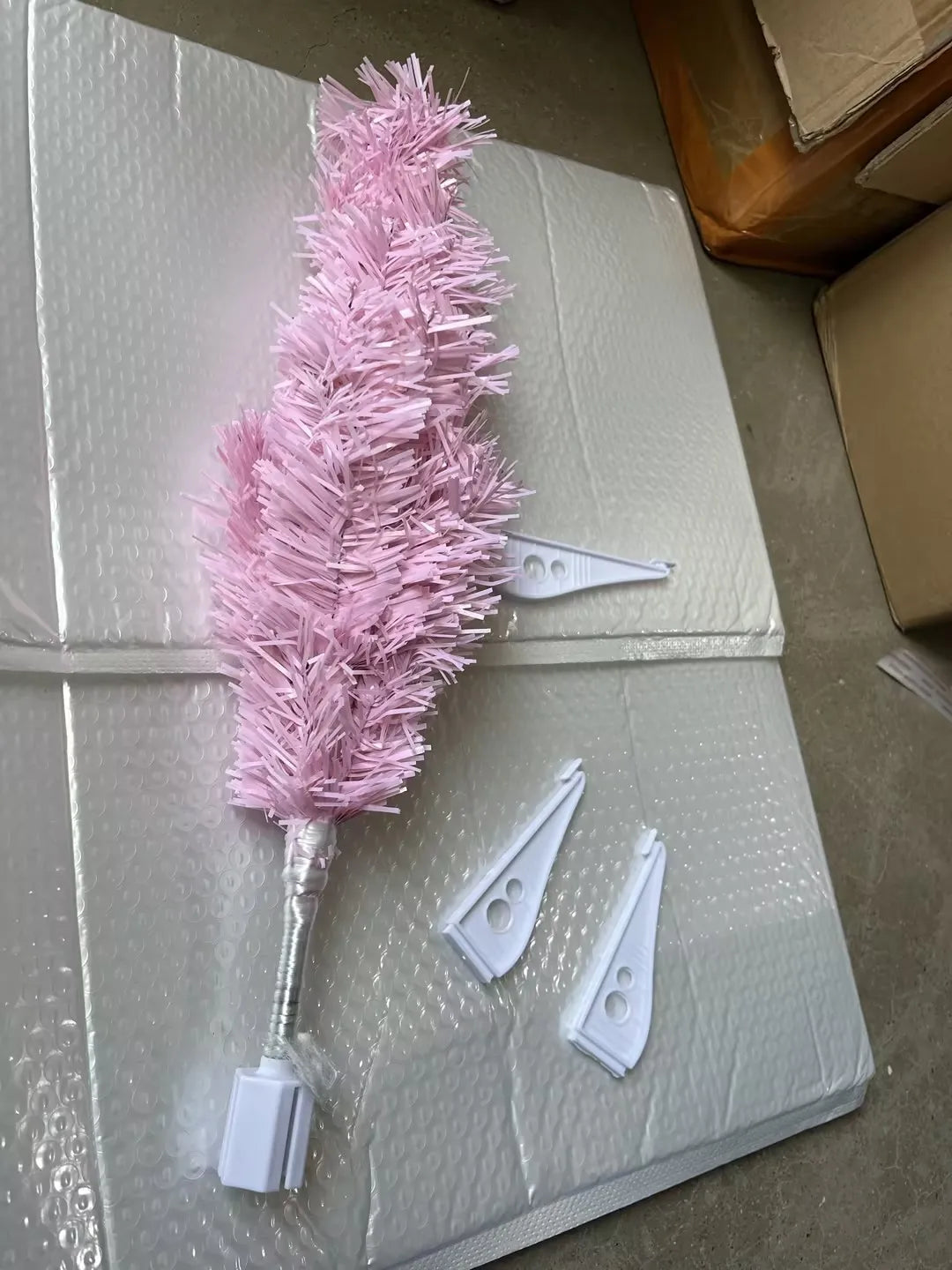 Pink Rose Artificial Christmas Tree