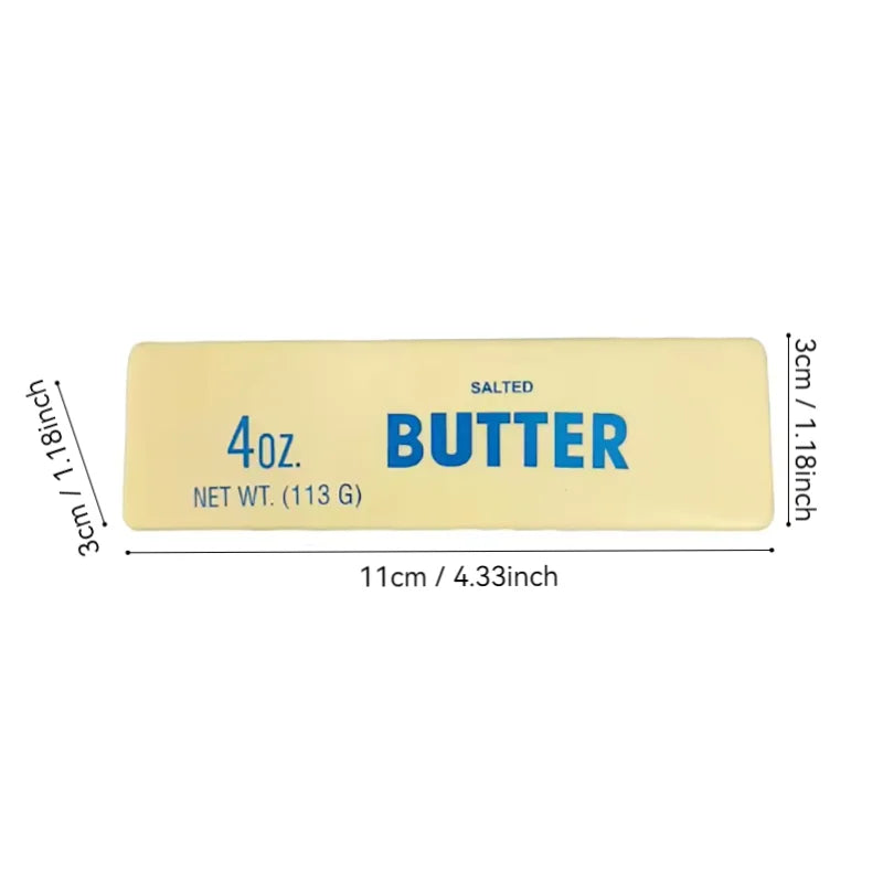 Butter Stick Cheese Squishy Fidget Toy
