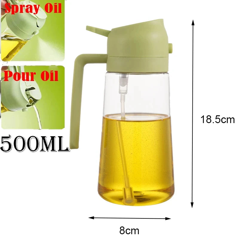 2-in-1 Oil Dispenser & Spray Bottle 500ml