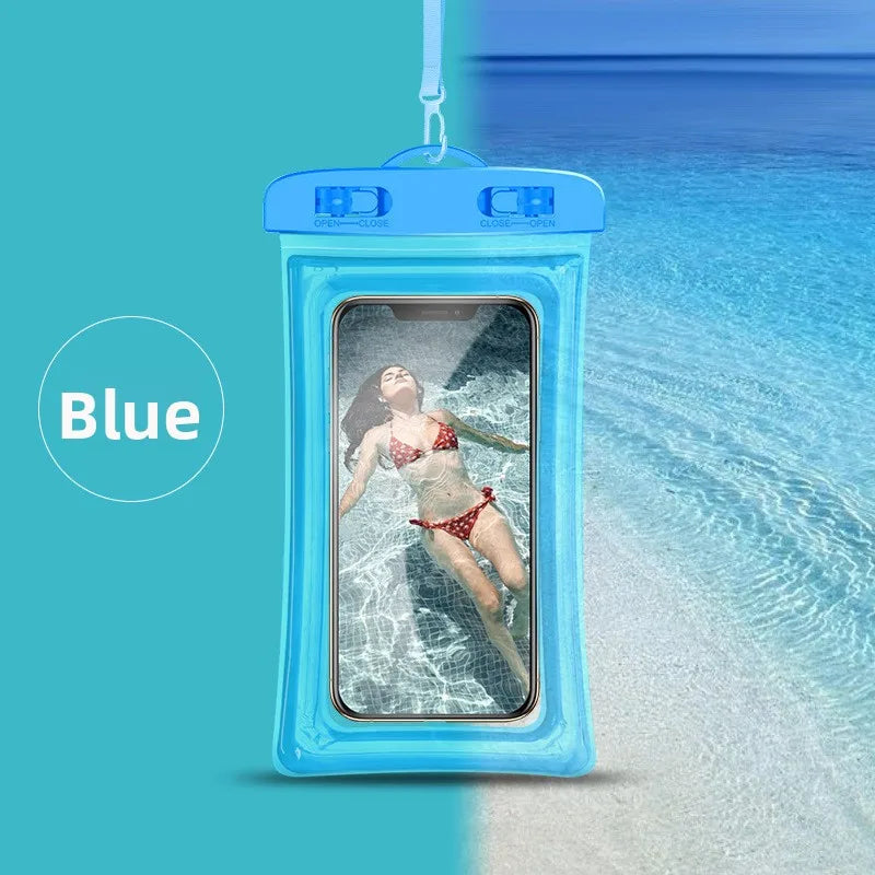 LUXE LINE Waterproof Phone Pouch – Luminous Touchscreen Dry Bag