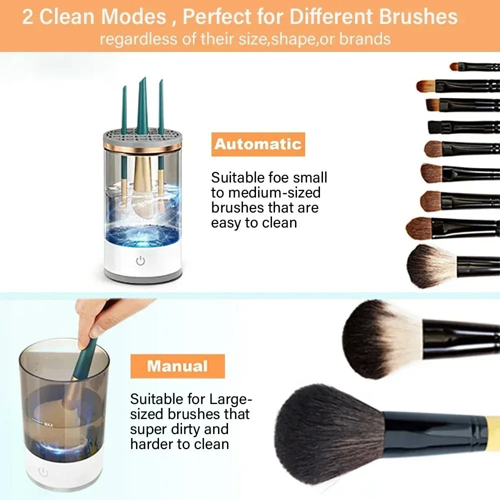 Automatic Electric Makeup Brush Cleaner & Dryer Machine
