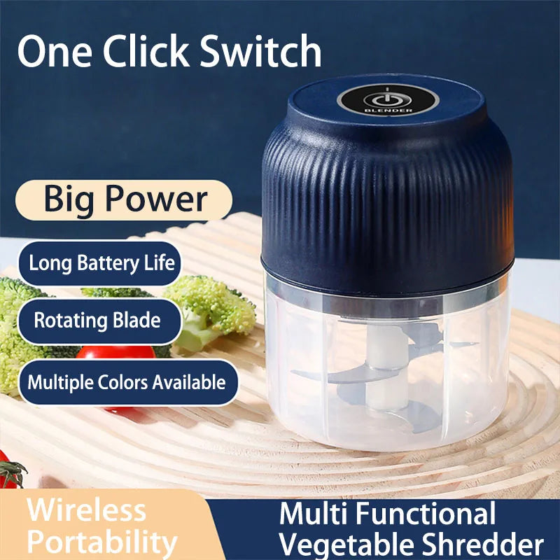 Mini USB Electric Garlic & Vegetable Chopper 250ml