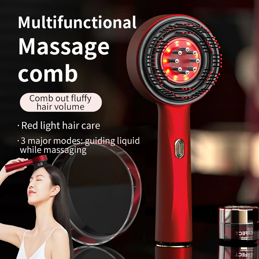 LUXE LINE Scalp Massage Comb with Red Light