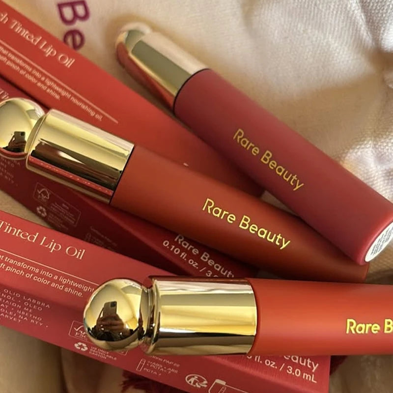 Rare Beauty Positive Light Fine Shimmer Lip Balm Glass Water Shine Transparent Glitter Lipstick Moisturizing Butter Lip Balm