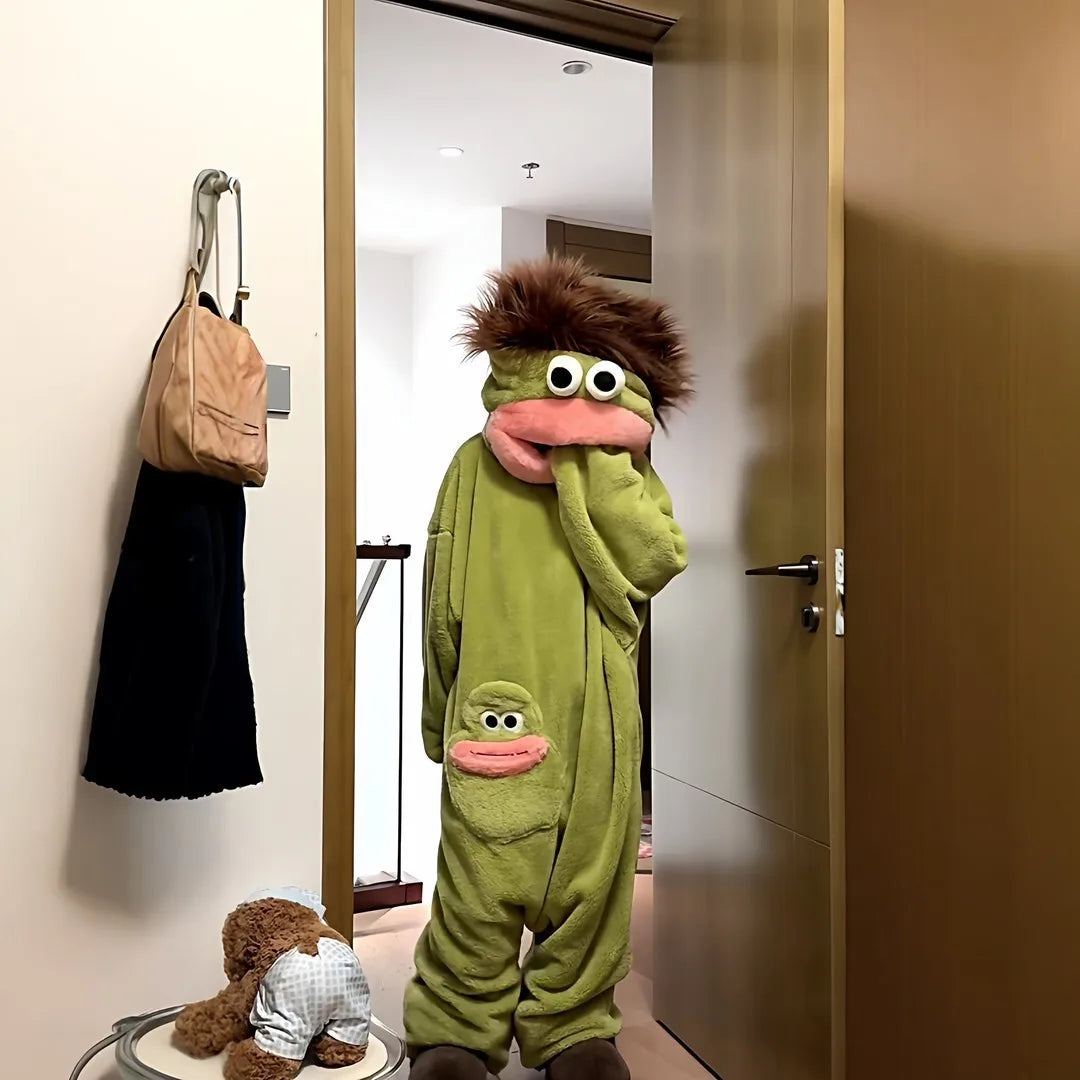 Plush Big Mouth Monster Onesie