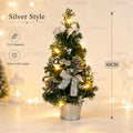 40cm Mini Artificial Christmas Tree with LED Lights