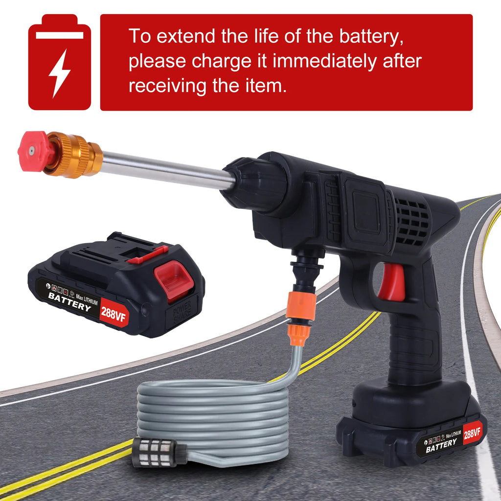 Cordless Electric Pressure Washer with Battery