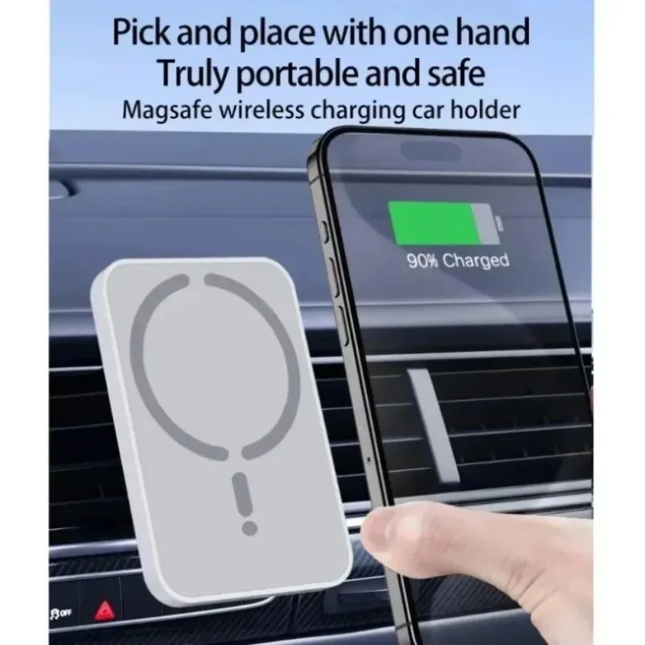 LUXE LINE Magnetic Car Wireless Charger & Air Vent Holder