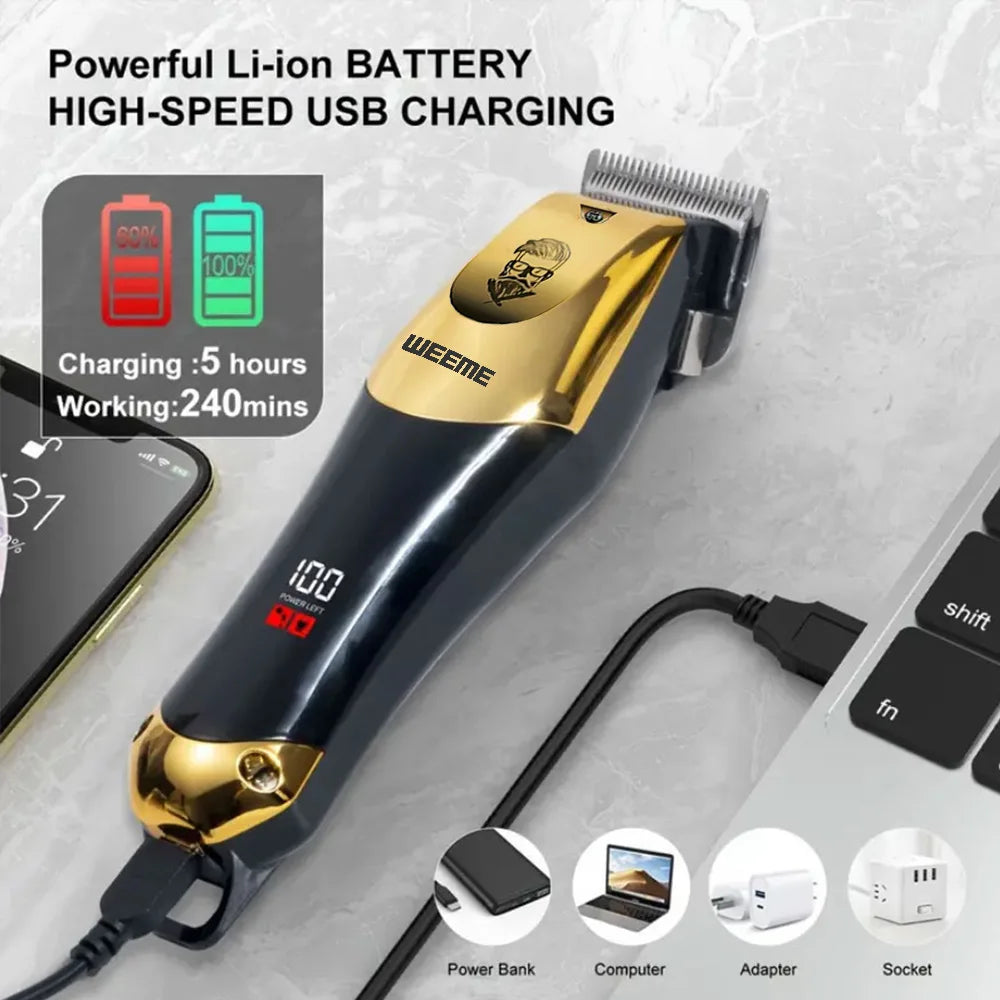 LUXE LINE T9 Hair Clipper & Beard Trimmer