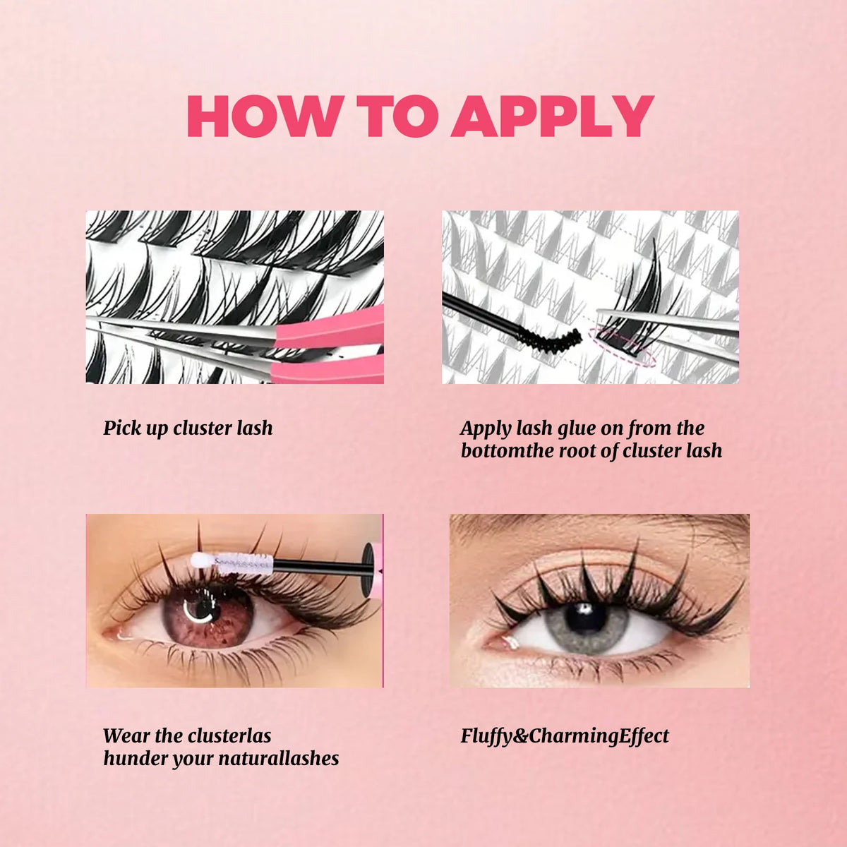 Ranma 240 Pieces of False Eyelashes
