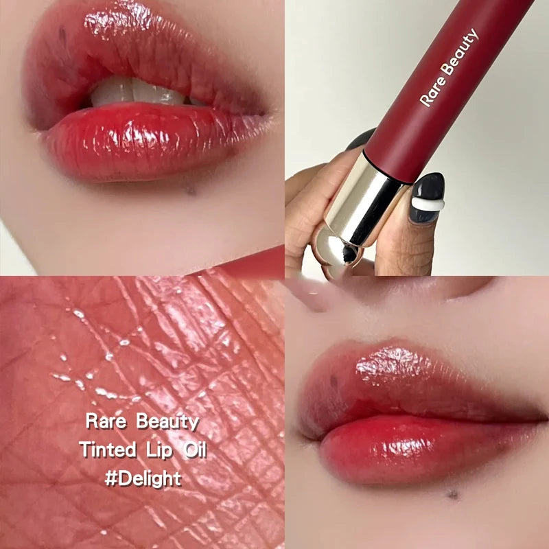Rare Beauty Positive Light Fine Shimmer Lip Balm Glass Water Shine Transparent Glitter Lipstick Moisturizing Butter Lip Balm