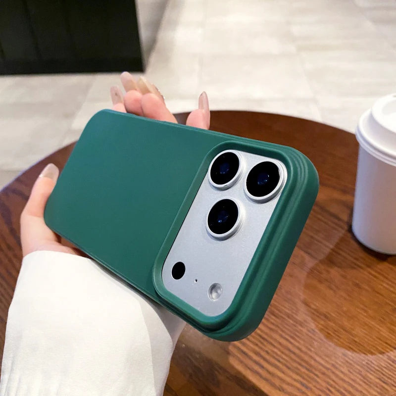 LUXE LINE Luxury Candy Color Matte Silicone iPhone Case
