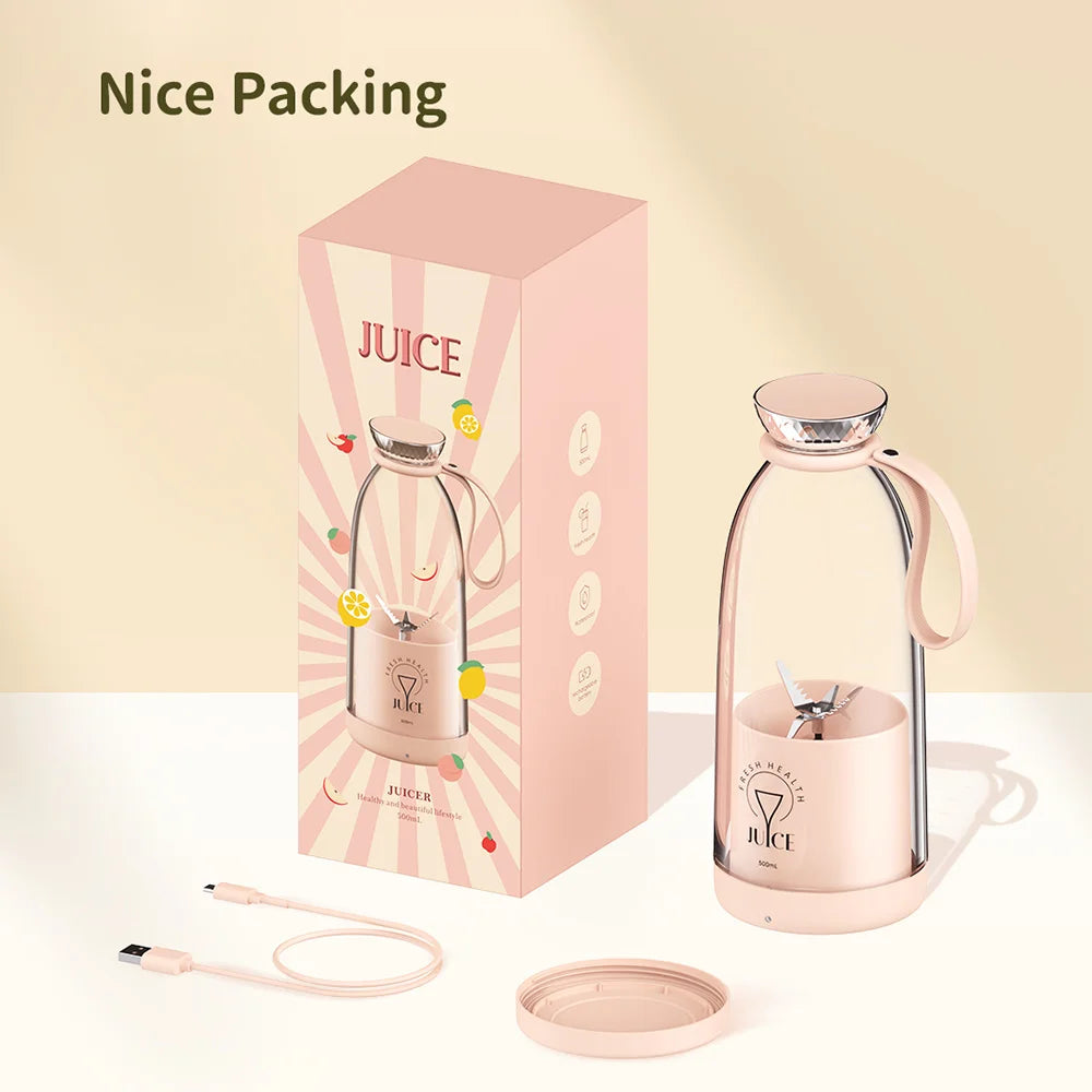 Electric Juicer Juice Cup Citrus Orange Lemon Squeezer USB Charging Kitchen Fruit Juicer Blender Fresh Separator Press Machine