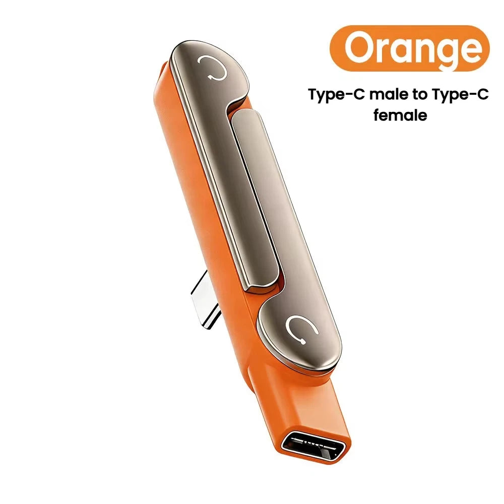 LUXE LINE 240W USB-C & Lightning Multi-Port Adapter with Stand