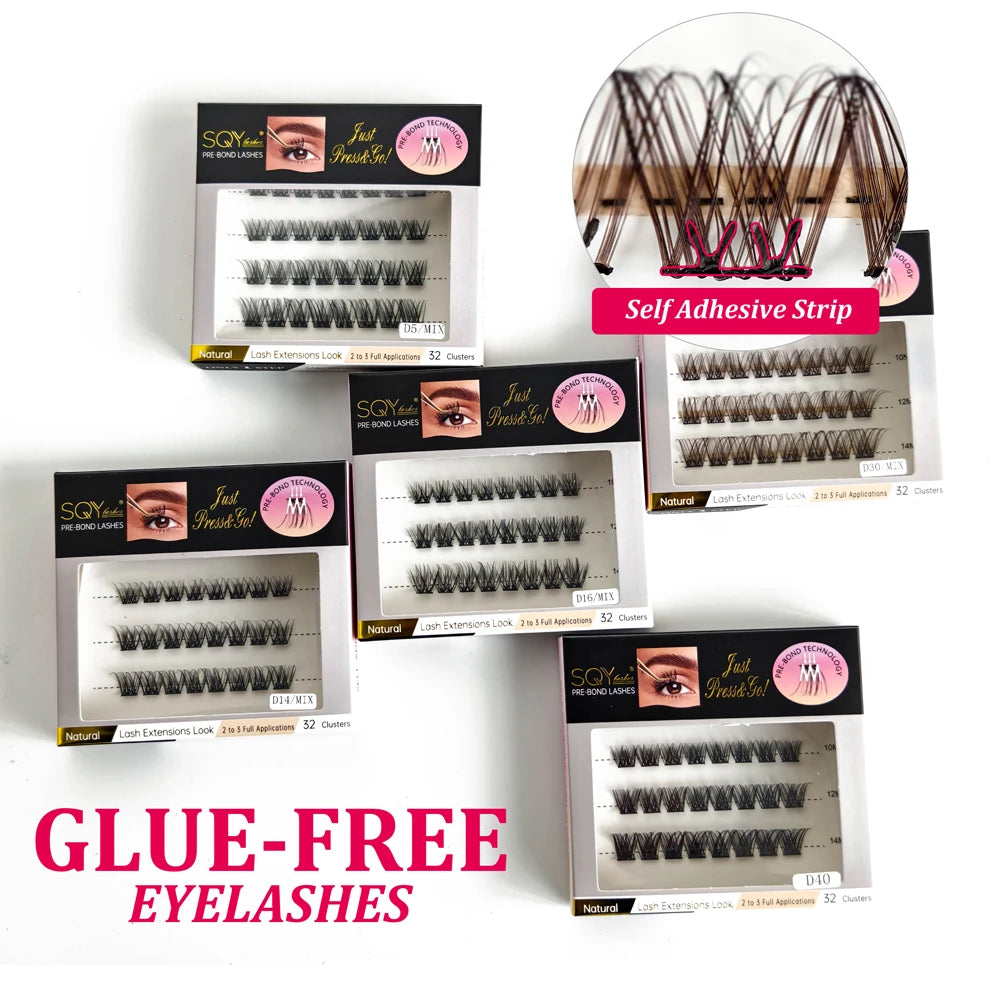 Press-On Self-Adhesive Lash Clusters | Luxe Line Shop