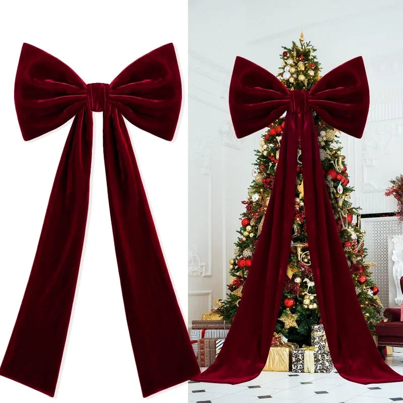Christmas Bow Tree Topper & Wreath Ornament