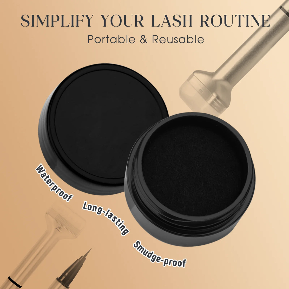2-in-1 Lower Lash Stamp Kit with Ink | Luxe Line