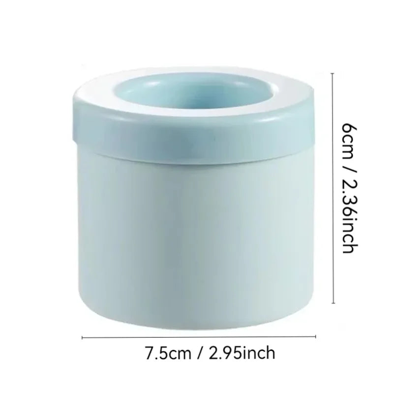 Round Silicone Ice Cube Mold & Ice Maker Tray