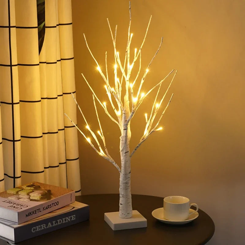 Christmas Birch Tree LED Light Decoration