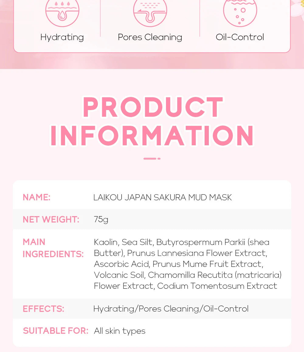 9pcs Facial Products Kit Sakura Skin Care