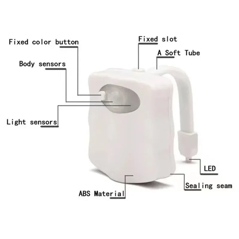 LUXE LINE Motion Sensor RGB Night Light 8/16 Colors
